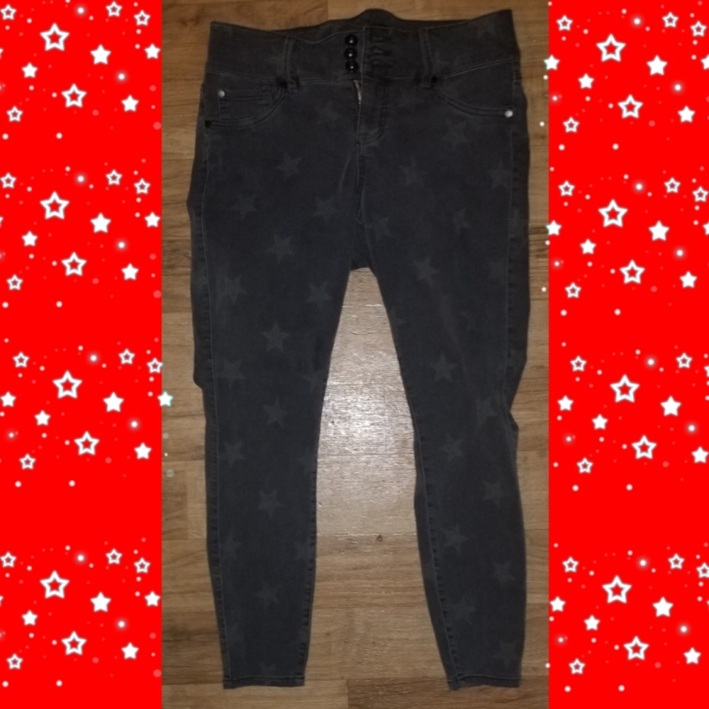 Torrid Black wash Star Jeggings